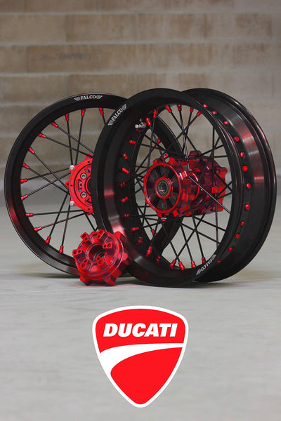 JANTES TUBELESS FALCO® 100% PERSONNALISABLES COMPATIBILITÉ AVEC DUCATI - Falco